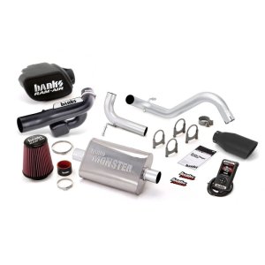 Jeep Wrangler Performance Exhaust - Banks Power - Stinger with AutoMind - Black - `12-`14